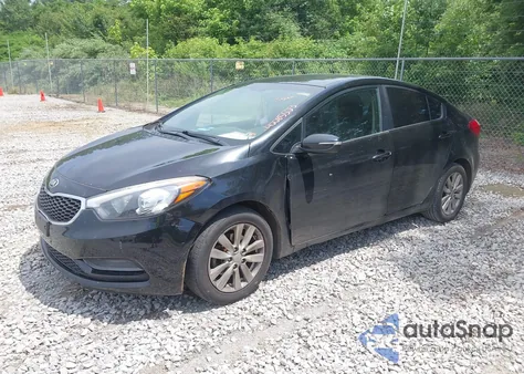 2014 Kia Forte Lx z USA, uszkodzony, nr VIN KNAFX4A65E5204896
